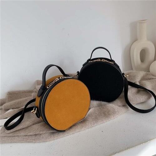 Fashion Small Round Crossbody Bags For Women 2020 Luxury Handbags Women Bags Designer Mini PU leather Handbags and Purses #30