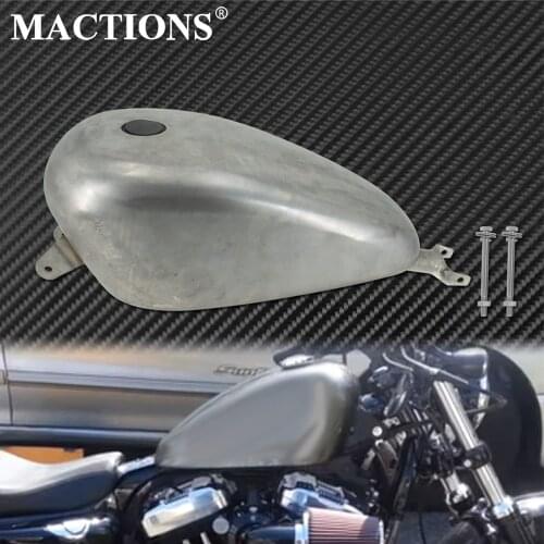 Motorcycle EFI 14.4 Liter Replacement Fuel Gas Tank Injected For Harley Sportster XL883 XL1200 Forty-eight SuperLow Custom 07-17