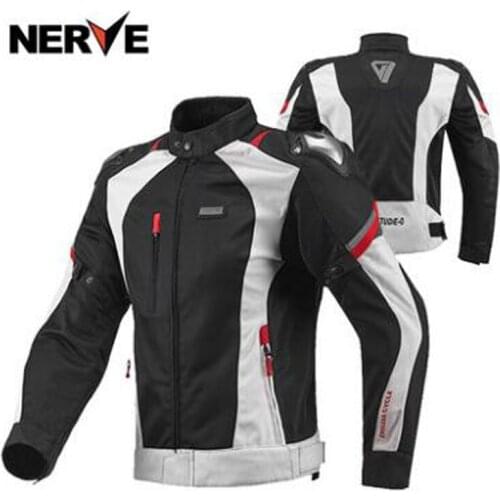 2019 Summer New Mesh Breathable NERVE Motorcycle Riding Jacket Titanium Alloy Clothes Men Moto Cycling Equipment Racing clothes