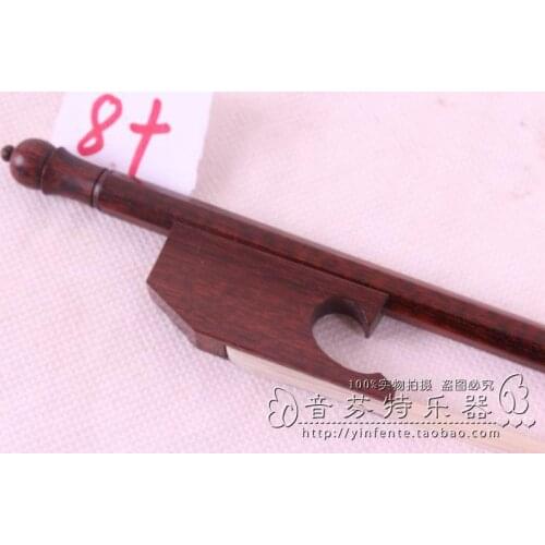 One pcs New good 4/4 Violin Bow SnakeWood Baroque Style Violin Parts #8+1