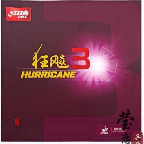 Original DHS Hurricane 3 Table Tennis Rubber pimples in table tennis rubber table tennis rackets racquet sports indoor sports