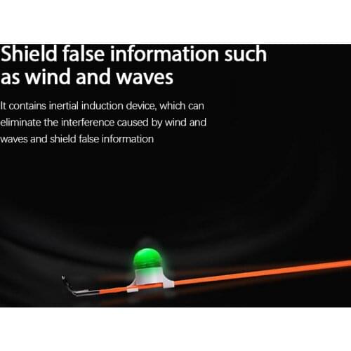 Fishing Tools Sea Pole Alarm Smart Flash Sensor High Shield Signal Sea For Fishing Sensitivity Warning Light Fishing