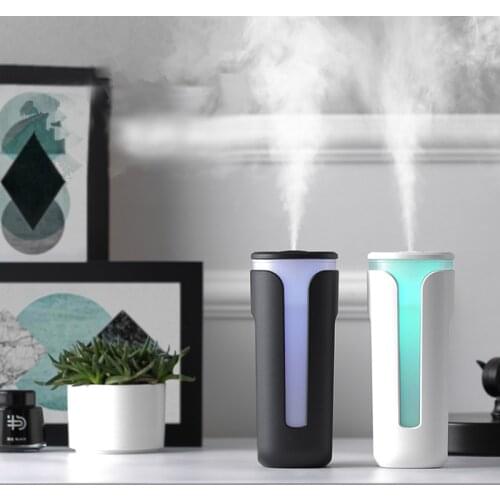 USB Air Humidifier 260ml Cube Cup Fashion Ultrasonic Aroma Air Diffuser Aromatherapy Humidifier For Car Office Living Room