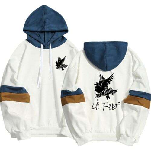 Spring Summer Harajuku Kawaii Cry Baby Lil Peep Hoodies Men Women Hip Hop Streetwear Patchwork Pullover Sweatshirt Sudadera