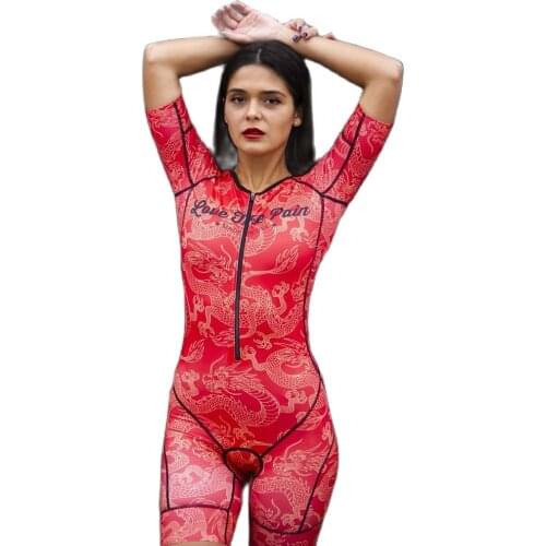 Love the pain new woman triathlon cycling skinsuit summer Short sleeve swimwear custom bike suit clothes jumpsuit ropa ciclismo