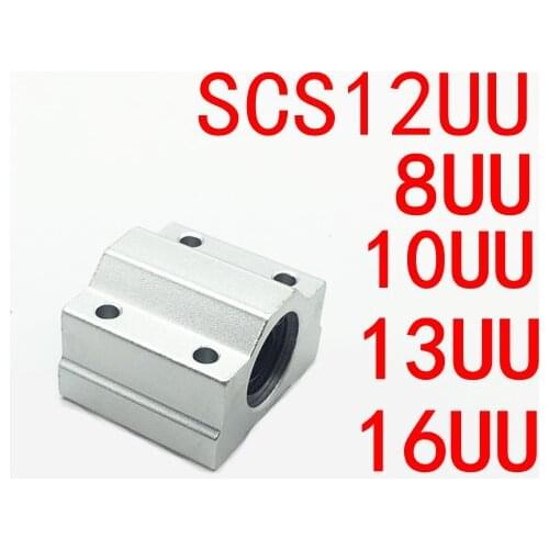 1pcs SC12UU SC8UU SC10UU SC13UU SC16UU Linear motion ball bearings slide block bushing for 12mm linear shaft guide rail