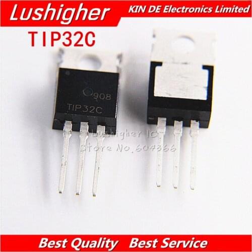 10PCS TIP32 TO220 TIP32C TO-220 Darlington Transistor New Original