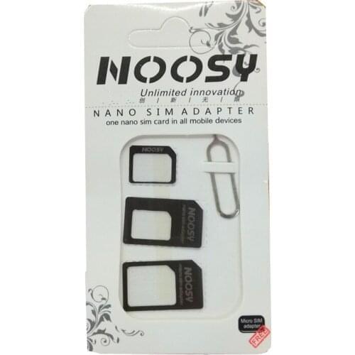 1set 4 in 1 SIM Card Adapter Connector Kit Sim phone restore card With Pin Convert Nano SIM Card to Micro Standard Adapter