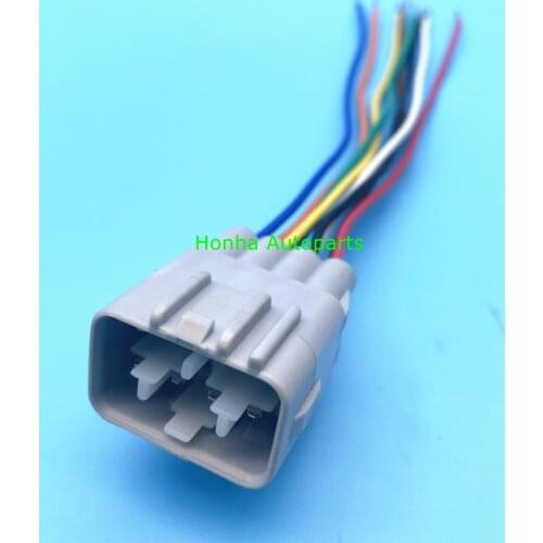 8 pin Male Car Headlight Cable Socket Waterproof Light Lamp Connector 7282-1081-40 wire harness