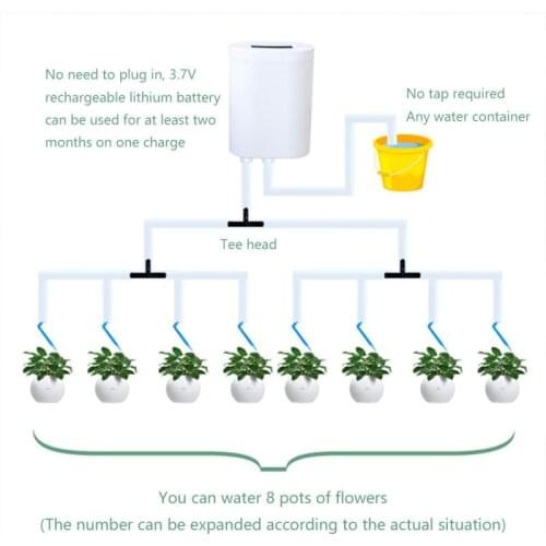 Automatic Watering Pump Controller Garden Equipment Plant Drip Irrigation Tool Intelligent Water Pump Timed Watering Machine