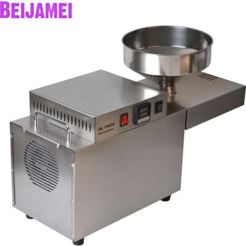 BEIJAMEI New Arrival Commercial Walnut Black Seed Sesame Hemp Seed Sunflower Oil Press Machine Automatic Peanut Oil Extractor