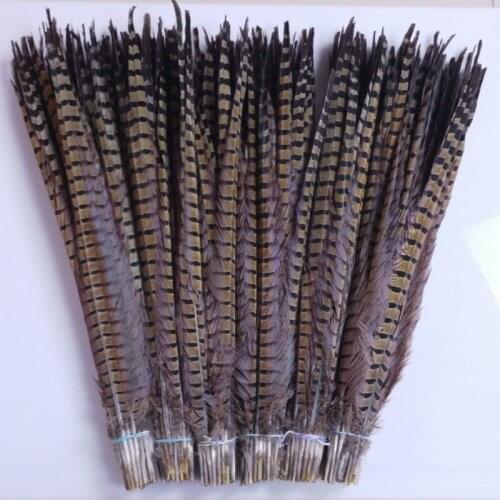 Free shipping 50 PCS high quality Natural color pheasant tail 18-20inches/45-50cm