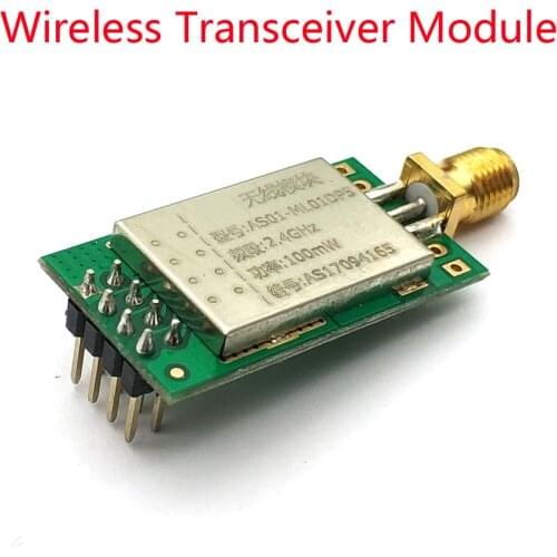 100mW 2.4G Wireless Transceiver Module Long-distance Transmission Radio Frequency Communication Module NRF24L01P+PA