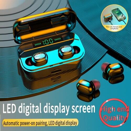 G6s Bluetooth Wireless Headphones Immersive Surround Sound Noise Reduction Music Headset Waterproof Sport Earbuds with Display