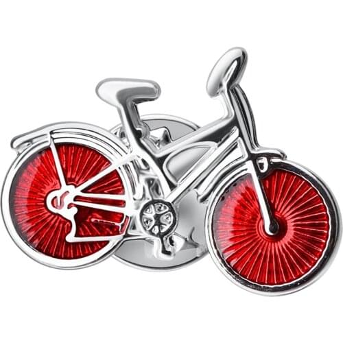 Bicycle Shape Brooch for Coat Suit Collar Backpack Clothes Bags Accessories