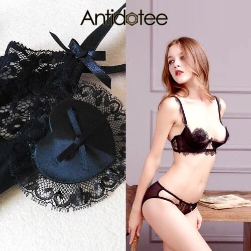 Black Lace for Stockings Bandage Chest Patch Mask Underwear