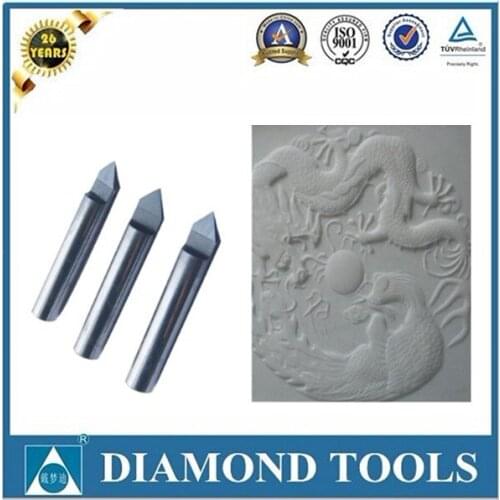 Diameter 6mm PCD diamond carving tools for stone DPJ 063510