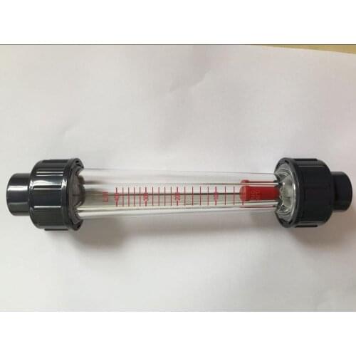 LZS-15 Flow Meter 40-400L/H Plastic Tube Liquid Water Rotameter Flow Measuring Instruments DN15 Water Testing Meter Tube 202mm