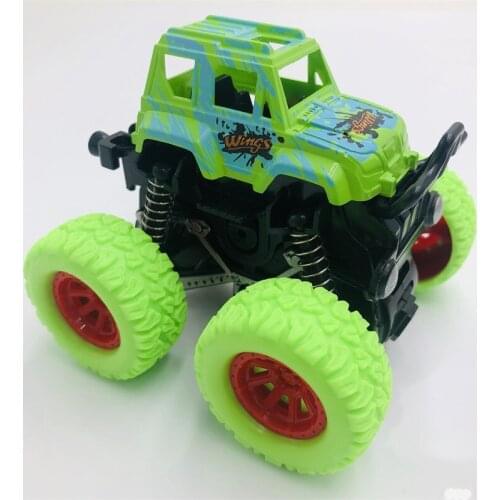 Toy car Anti-shock and anti-drop car Childrens model car with inertial four-wheel drive off-road vehicle toy