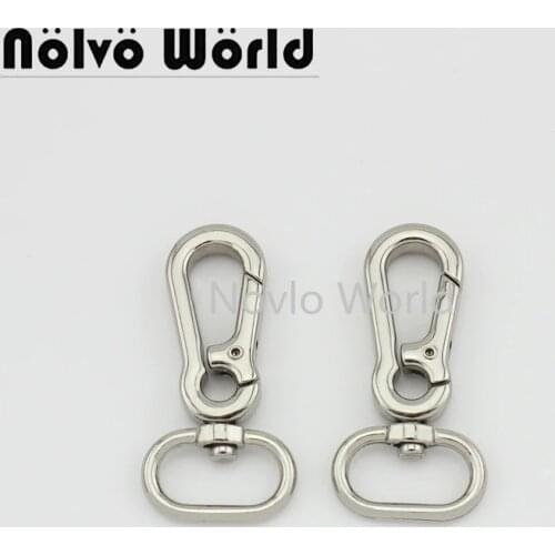 Nolvo World 5-20-100pcs 3 colors 54*20.5mm 3/4" metal buckle dog collar buckle lobster swivel snap hook buckle hardware