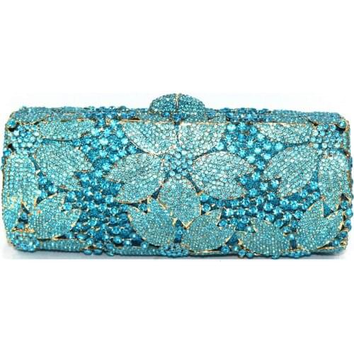 New Fashion High Quality Purses Bridal Wedding Party Purse Fashion Women Evening Party Big Diamonds Elegant Purses Design Bags