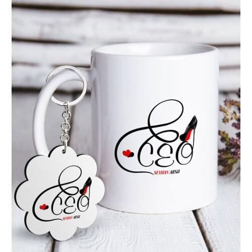 Personalized Professional CEO White Mug and Keychain Gift Set Reliable Quality Cost Effective Gift Coolest Special Product