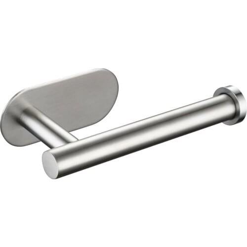 Stainless steel punch-free paper towel rack toilet roll paper rack toilet paper rack wall-mounted bathroom pendant