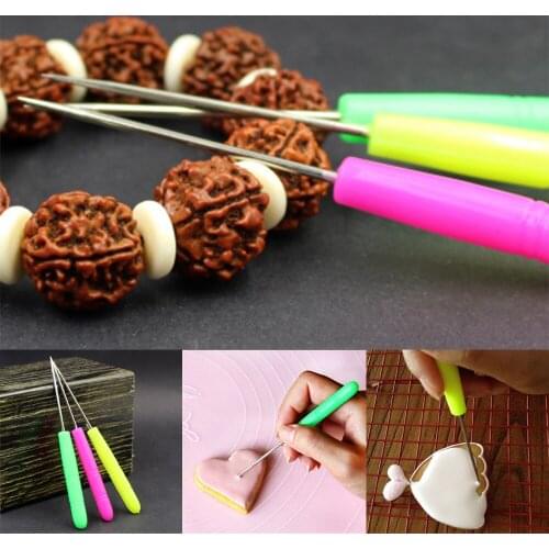 1Pc Stainless Steel Biscuit Needle Cake Tester Cookie Icing Sugar Fondant Kitchen Baking Pastry Accessories Send Randomly