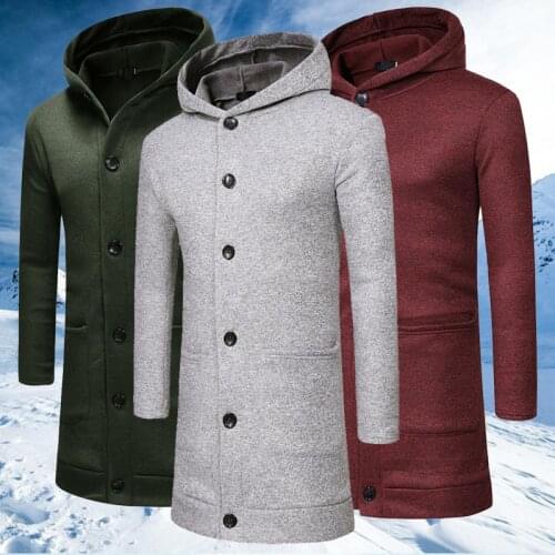 Мужские тренчи с капюшоном UETEEY China At AliExpress