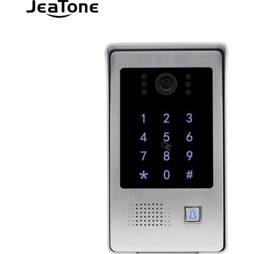 Video Door Phone IP Door Bell 1.0 MP with POE High Resolution Outside Doorbell Call Panel IP65 Waterproof Support Password+Swipe