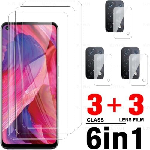 6in1 Screen Camera Lens Protector For Oppo A74 A94 A54 4G 5G Tempered Glass For oppo a 74 72 54 52 94 92 Safety Protective Glass