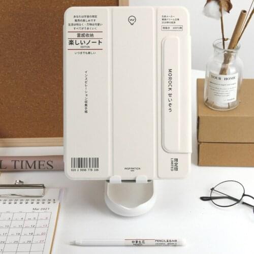 For Ipad Protective Shell 2021 New Pro11 Air4 Protective Cover with Pen Slot Magnetic Tri-fold Ultra-thin Leather Case