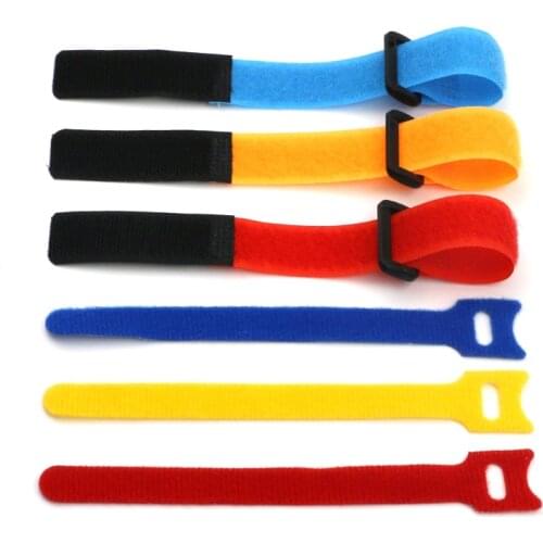 10PCS Velcro tying straps Bundling straps Computer cable sorting straps Data cable power cord storage cable ties