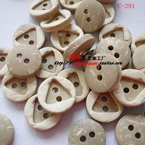 11mm, Natural coconut buttons,Accssories sewing (c-291)