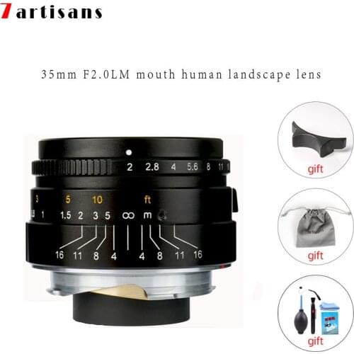 7artisans 35mm f2.0 Large Aperture paraxial M-mount Lens for Leica Cameras M-M M240 M3 M5 M6 M7 M8 M9 M9P M10