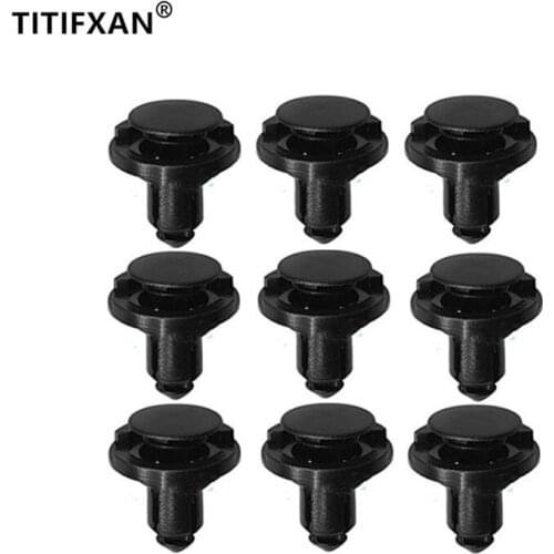 9PCS Auto large edge push-in expansion clips for Subaru impreza Forester Tribeca Outback skirt wheel arch plastic fasteners
