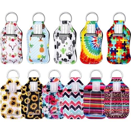 30ml Hand Sanitizer Bottles With Neoprene Holder Cap Refillable Bottles For Liquids Hand Sanitizer Bottles Refillable Bottle Set