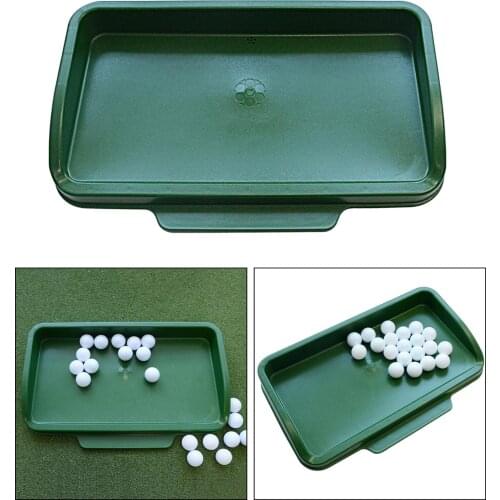 Large Silicon Golf Ball Tray, Golfball Container Golf Ball Holder Box Golf Ball Storage Container for Practice Mat Driving Range
