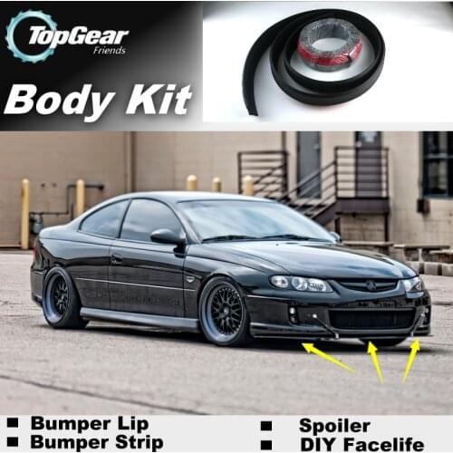 Bumper Lip Deflector Lips For Holden Monaro / HSV Front Spoiler Skirt For TopGear Friends to Car Tuning View / Body Kit / Strip
