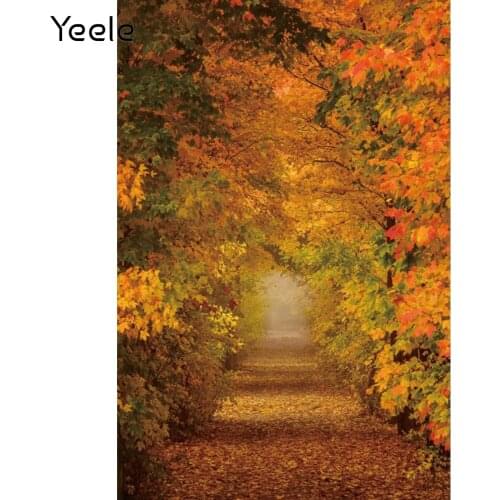 Yeele Autumn Fallen Leaves Baby Birthday Party Photocall Photo Backgrounds Wedding Custom Photography Backdrops For Photo Studio