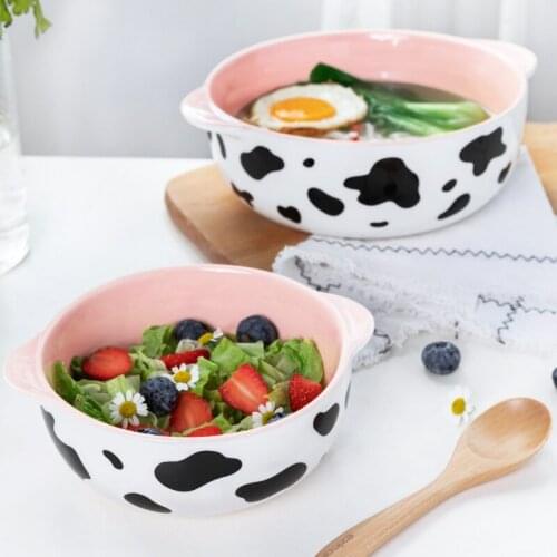 Ceramic soup bowl household simplicity big noodle bowl Japanese style creative noodle bowl cute noodle bowl instant noodle bowl