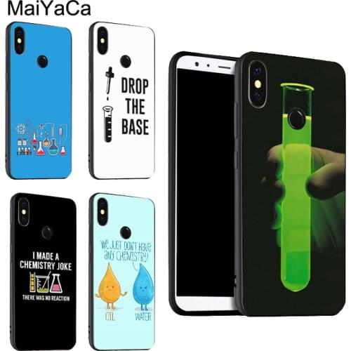 Chemistry Laboratory Glassware Case For Xiaomi Redmi Note 10 Pro 7 8 Pro 8T 9S Note 9 Pro Cover For Redmi 9 9T 9C 9A 8A