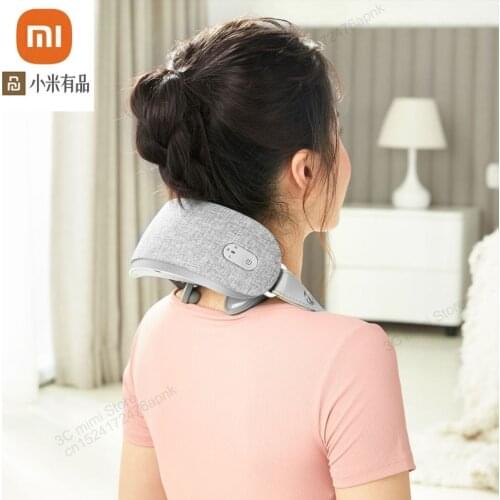 Xiaomi mijia neck kneading massage instrument warm physiotherapy wireless portable three massage mode smart massage instrument