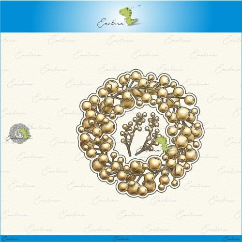 Wreath metal cutting dies 2021 new diy molds Scrapbooking Paper Making die cuts crafts