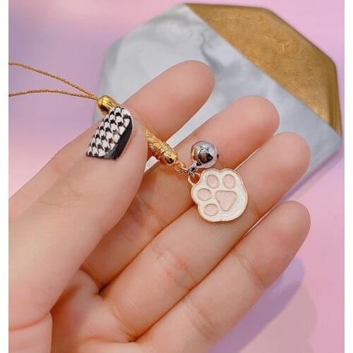 Cute Rabbit Smart Phone Strap Lanyards for iPhone/Samsung Strap Decoration Christmas Moon Mobile Phone Strap Rope Phone Charms