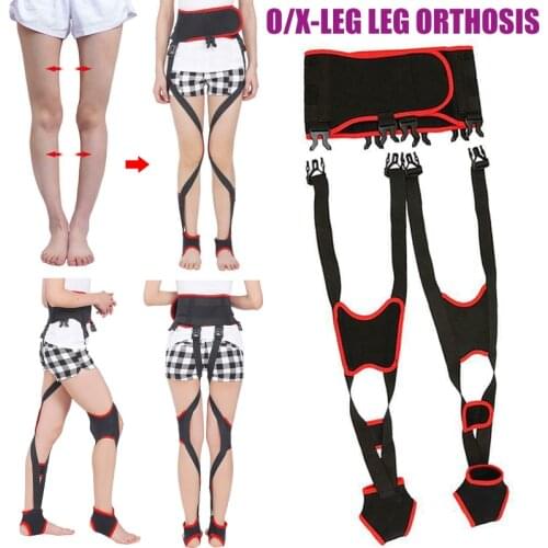 Hot Adult Unisex O-leg X-leg Figure Correction Belt Strap Slim Legs Tool Strap Black sy998