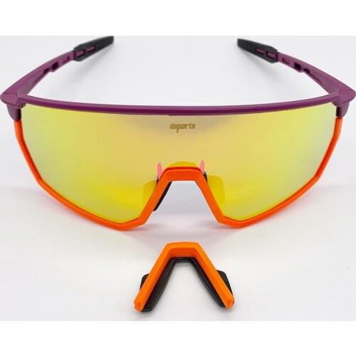 TR90 Mens Cycling Sunglasses Bicycle Glasses Polarized 4 Lenses Sports for Women Riding Cycling Bike Sun Glasses Eyewear