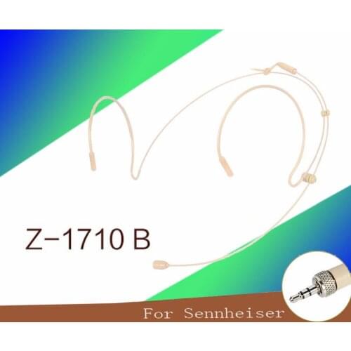 Professional Beige Headset Condenser Microphone Headworn Microfone for Sennhe ser Wireless System 3.5 Screw Jack Mikrofon