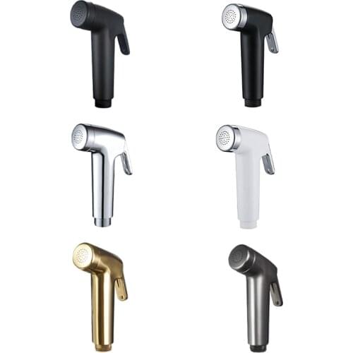 Black Gold White Handheld Bidet Toilet Sprayer ABS Hygiene Sprayer Set Baby Diaper Cloth Sprayers Bidet with Hose and Holder