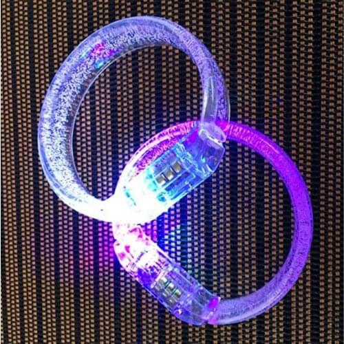 1pc Luminous Boys Girls Bracelet Kids Festival Birthday Rave Led Lighting Up Toys for Children Game Flashing Glowing In The Dark